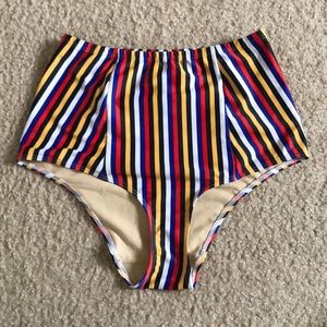 American apparel high waisted swim bottoms